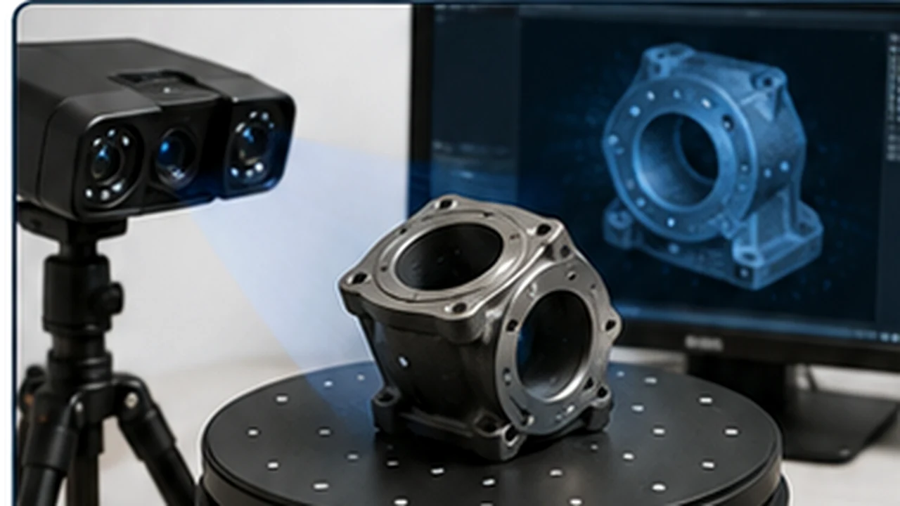 3D-Scan und Digitalisierung eines technischen Bauteils